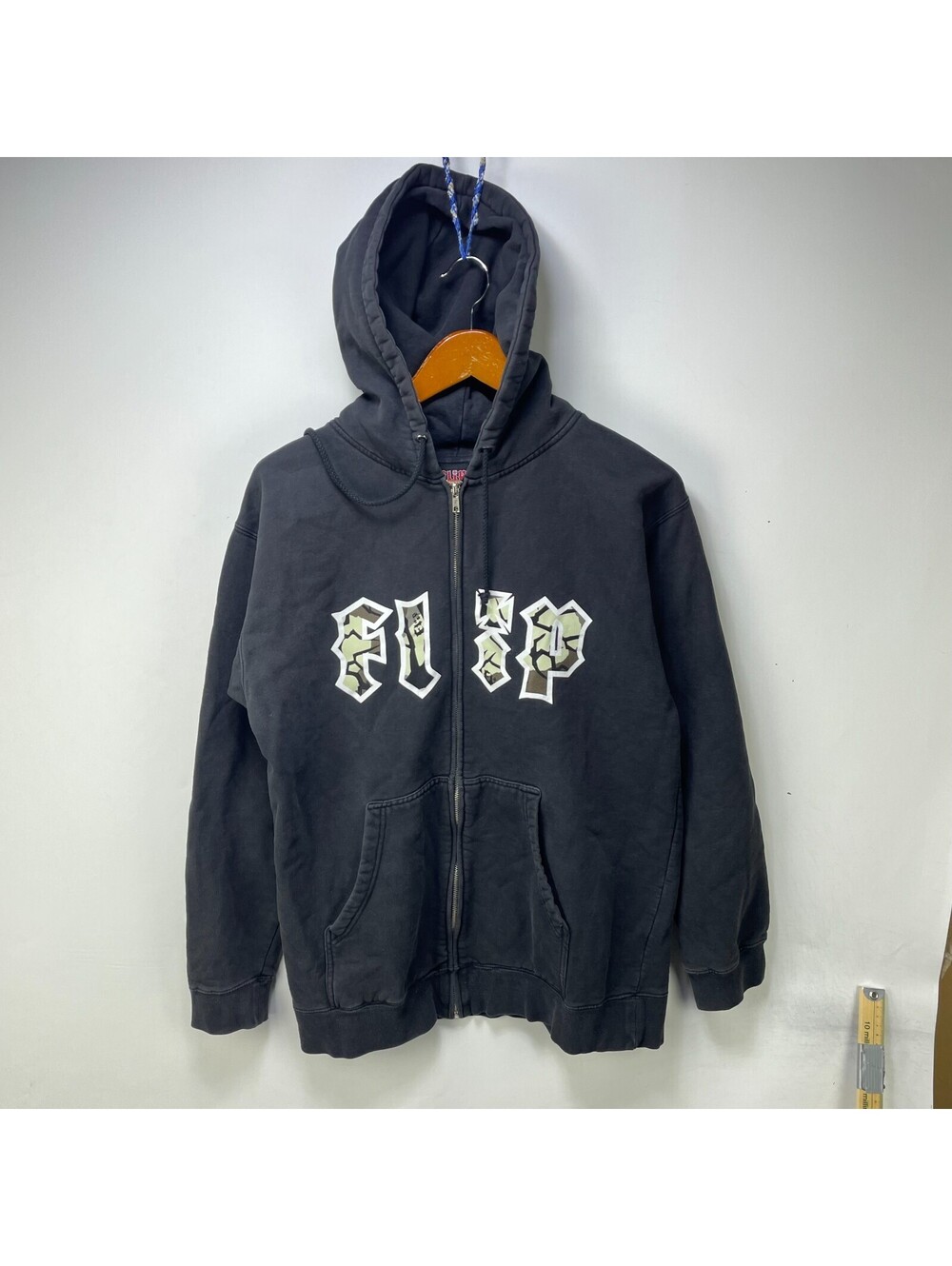 Vintage Flip Skateboards Full Zip Hoodie Medium
